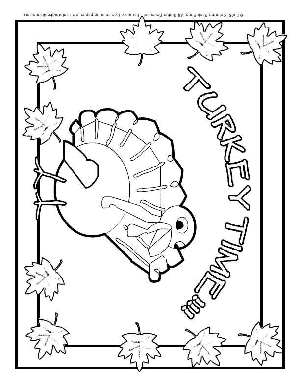 Thanksgiving Placemat Coloring Printable Coloring Kids Table