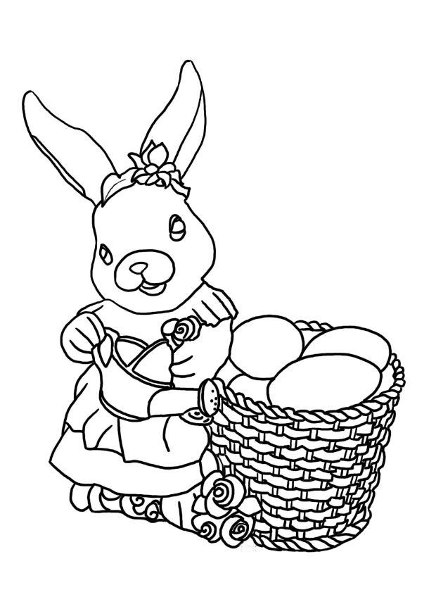 Rabbit in the UN Colouring Pages (page 2)