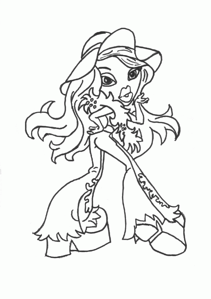 Bratz Doll Coloring Pages