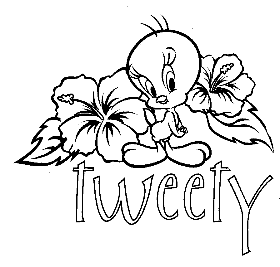 Coloring Pages Of Tweety Brid - Free Printable Coloring Pages