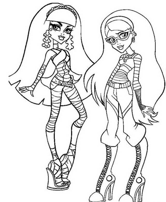 Clawdeen Wolf Monster High Coloring Pages - Superheroes Coloring