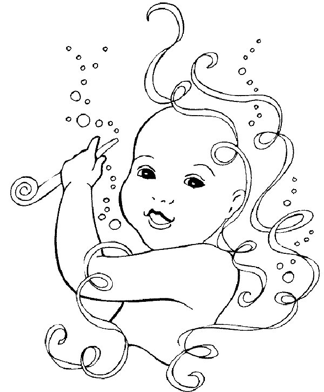 Baby Coloring Pages 12 | Free Printable Coloring Pages