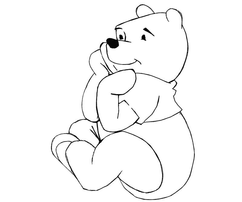 Winnie The Pooh 8 Coloring | Crafty Teenager