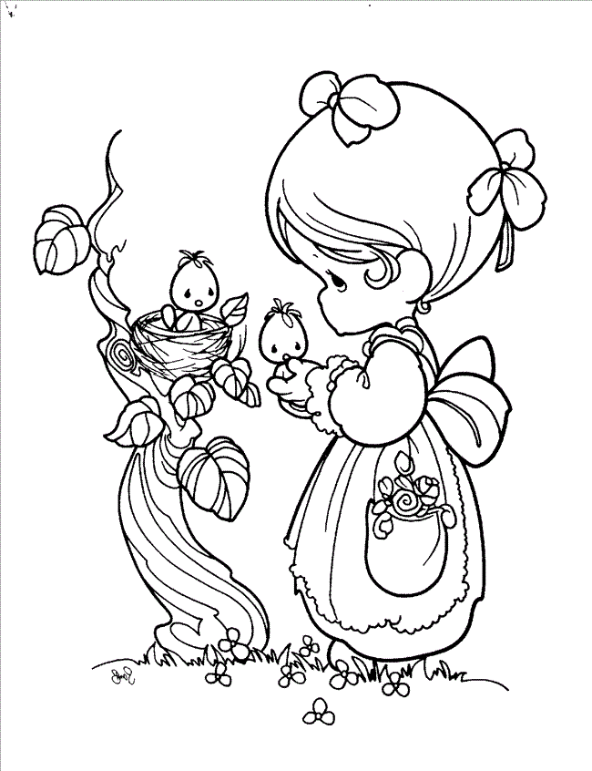 Precious Moments Coloring Pages | Coloring Pages / ClipArt / Stamps /…