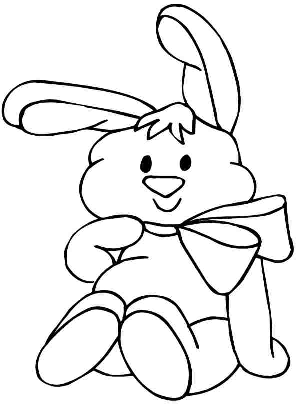 Easter Bunny Rabbit Coloring Pages