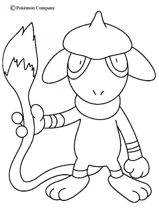 NORMAL POKEMON coloring pages - Smeargle