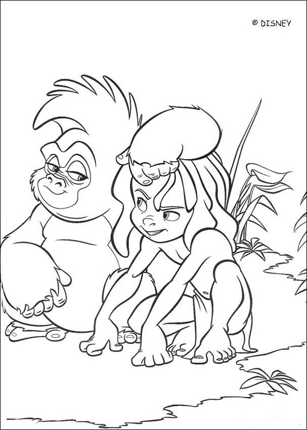 Tarzan coloring pages - The Jungle Book 62