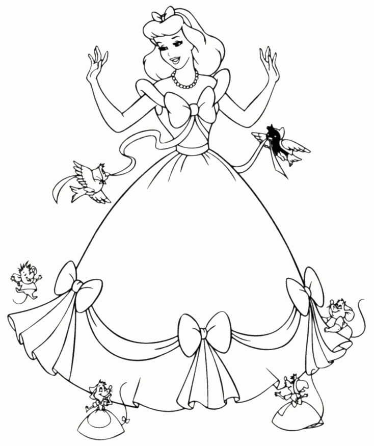 Minnie Mouse Coloring Pages Free Printable | Disney Coloring Pages