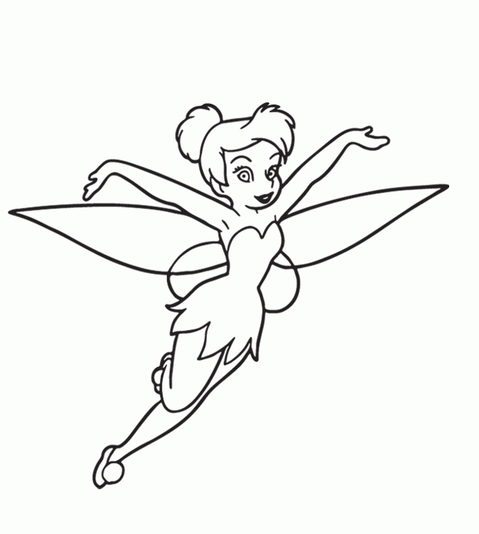 Tinkerbell Coloring in Pages | Tinkerbell Coloring