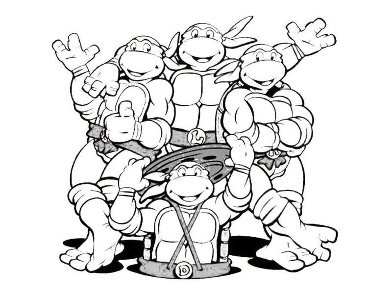 Tmnt Coloring Pages - Free Coloring Pages For KidsFree Coloring