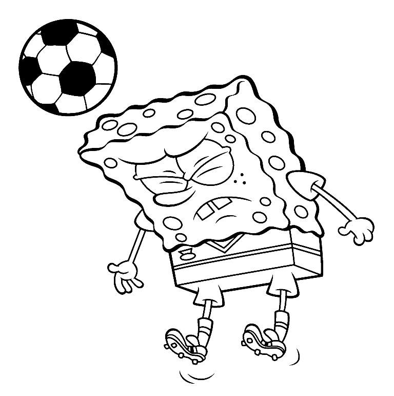 bob football Colouring Pages