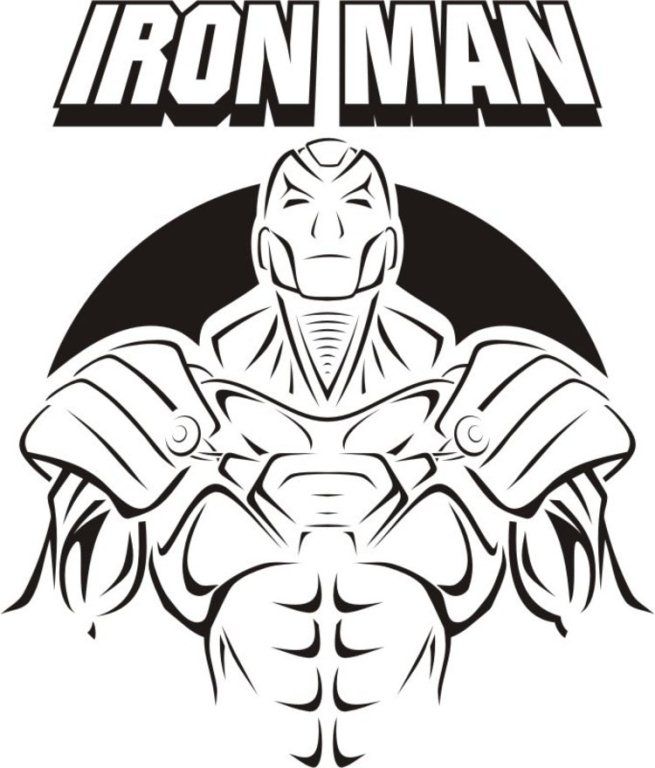 Unarmed Iron Man coloring page | Image Coloring Pages