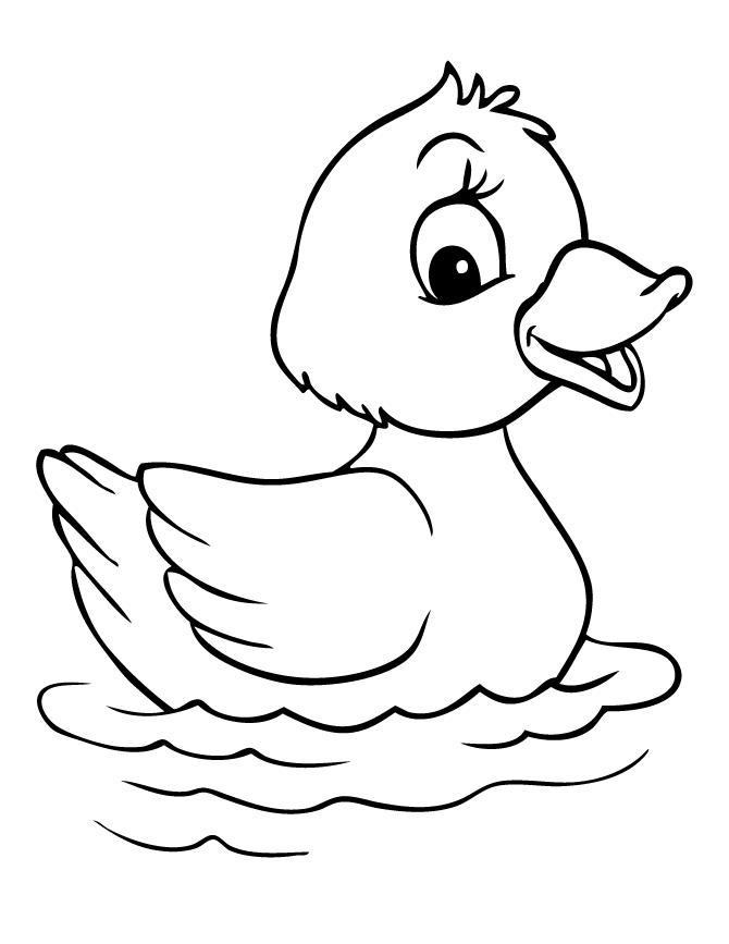 duck and duckling printable coloring page 01 duck coloring pages