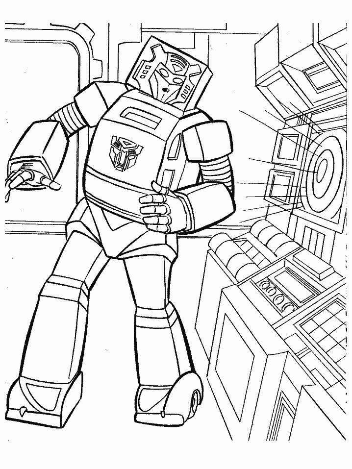Coloring pages transformers - picture 2