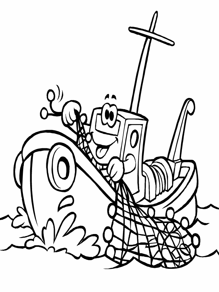 Coloring Page Place :: Boats and Ships Coloring Pages