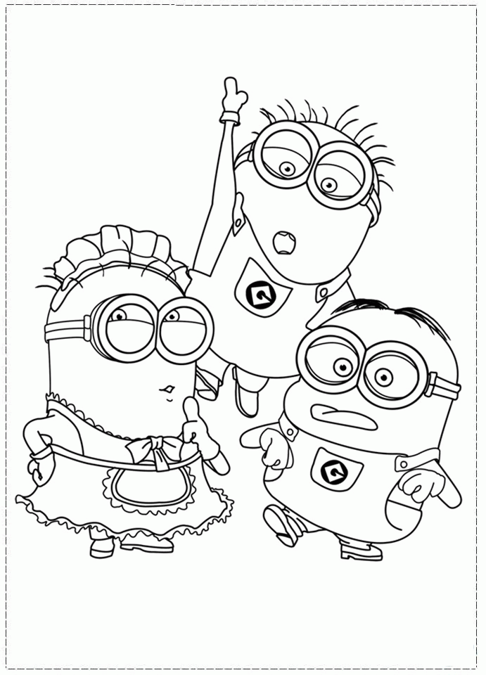 Despicable Me Coloring Pages - Free Printable Coloring Pages