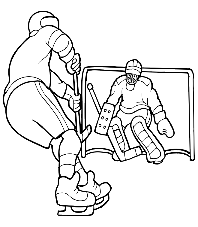 Hockey Coloring Pages 169 | Free Printable Coloring Pages