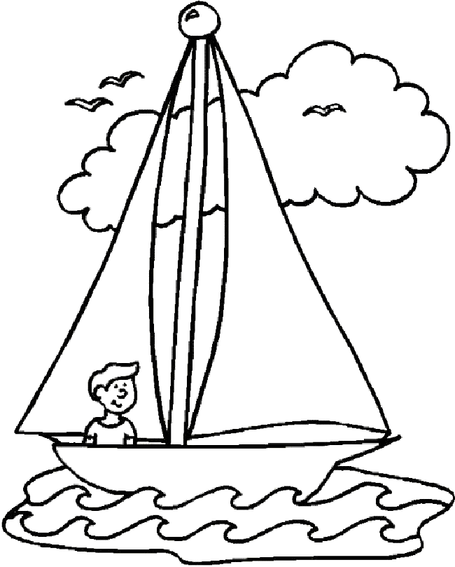 Coloring Page - Summer holiday coloring pages 1