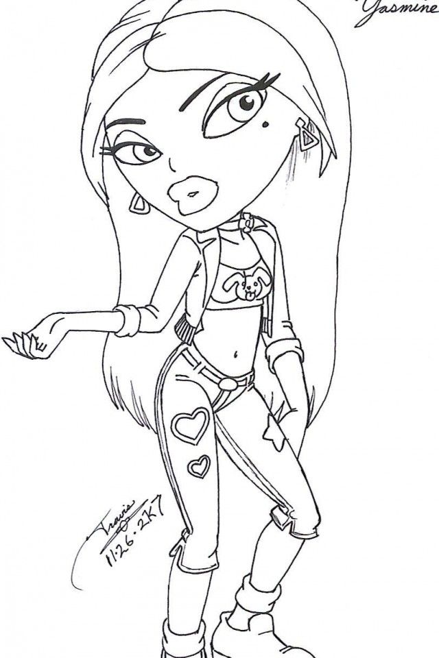 Bratz Drawings | download free printable coloring pages