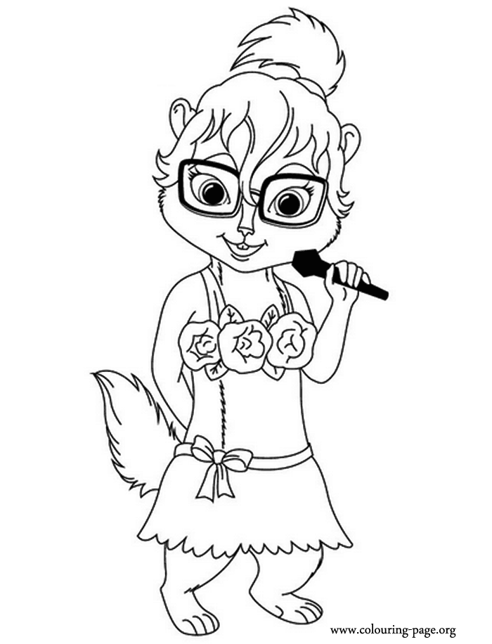 Alvin And The Chipmunk Coloring Pages 85 | Free Printable Coloring