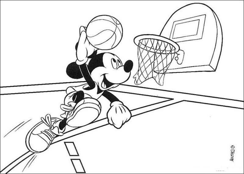 Basketball Coloring Sheets For Kids