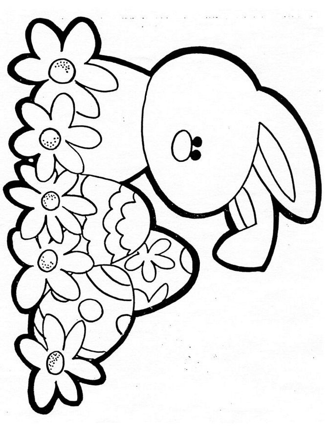 Easter Color Sheet | coloring pages