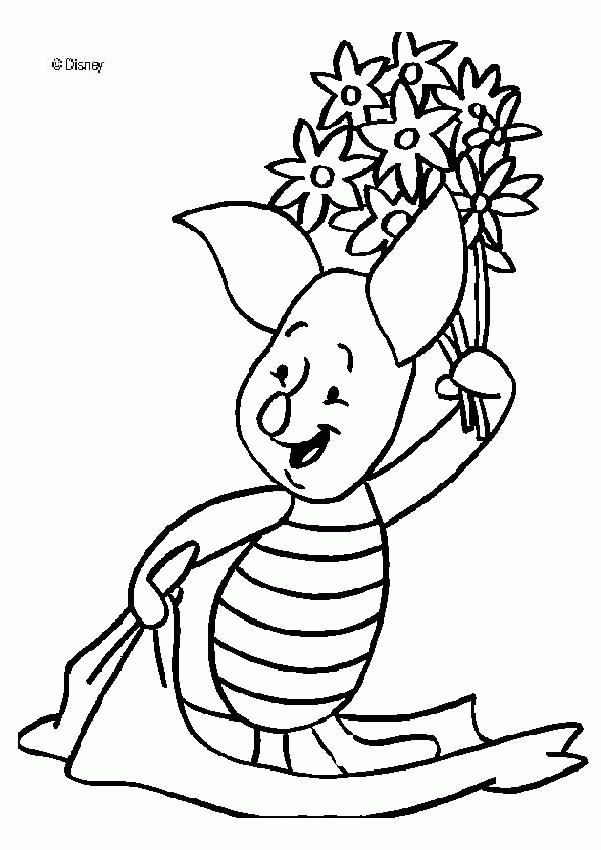 Winnie The Pooh And Piglet Coloring Pages Images & Pictures - Becuo