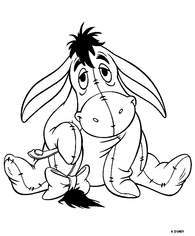 Eeyore Coloring Pages Free 265 | Free Printable Coloring Pages