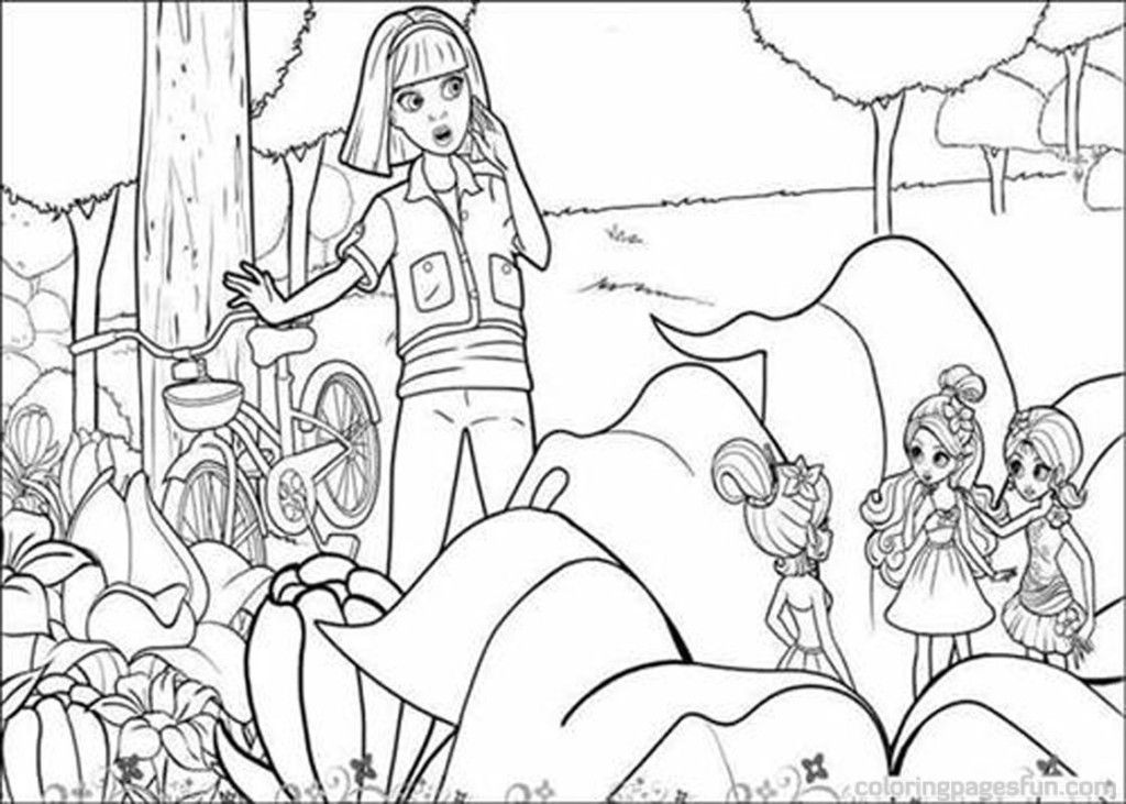 Thumbelina Coloring Pages - Free Coloring Pages For KidsFree