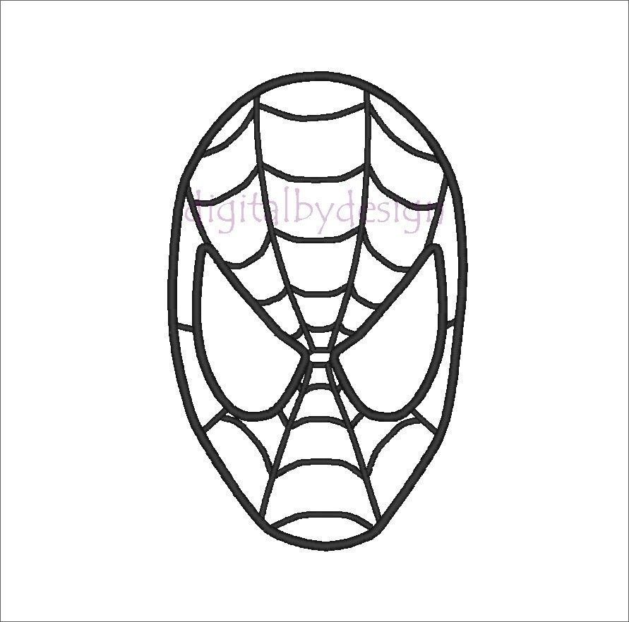 Printable pattern for spiderman mask Mike Folkerth - King of