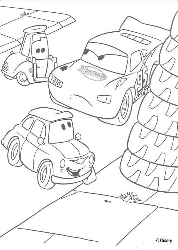 lightning mcqueen coloring pages