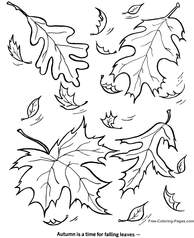 Fall Coloring Pages - 05 | Printables