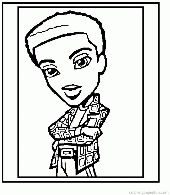 Bratz Boys Coloring Pages 64 | Free Printable Coloring Pages