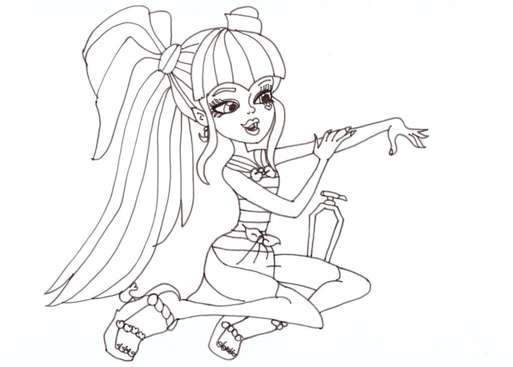 Monster High Coloring Pages - Free Coloring Pages For KidsFree