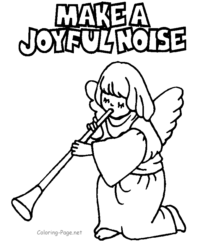Make a joyful noise | Coloring Sheets