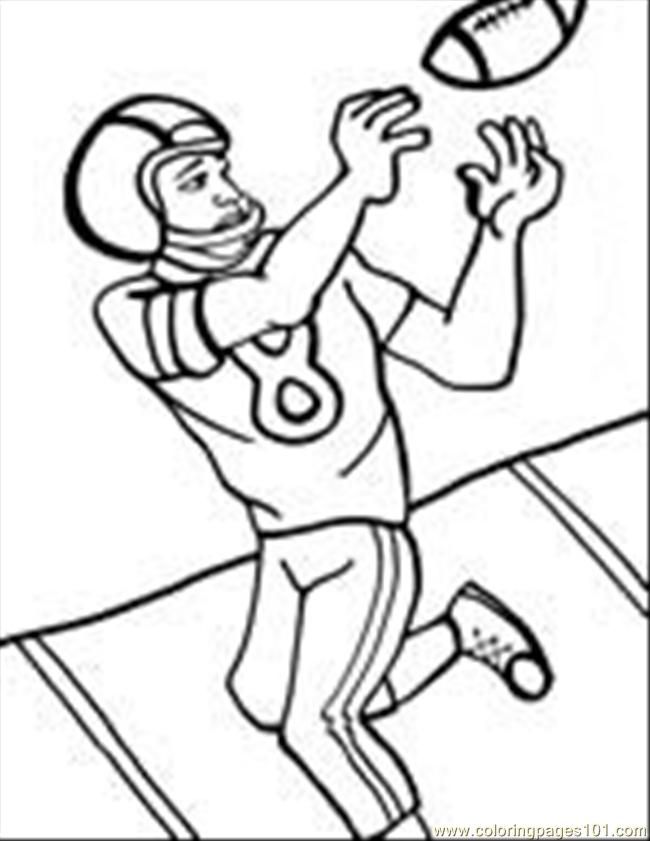 printable coloring page football pages sports bowling