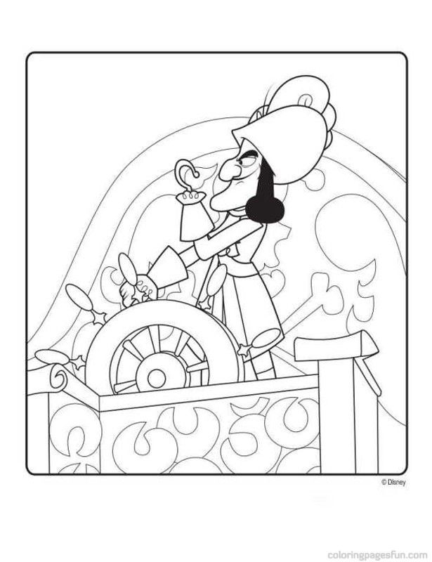 Jake and the Never Land Pirates Coloring Pages 4 | Free Printable