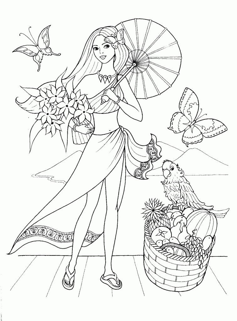 games for girls Colouring Pages (page 2)