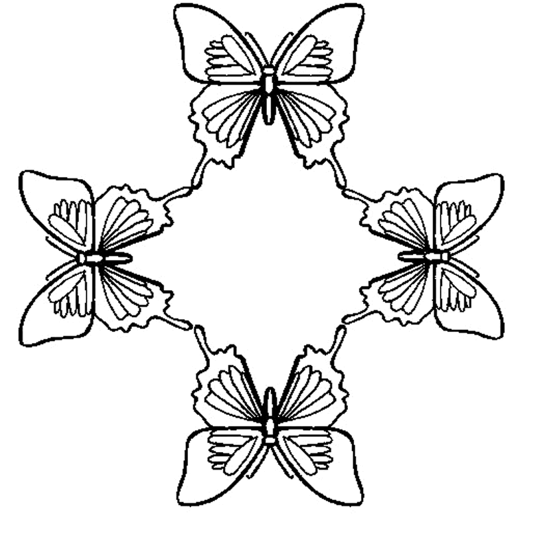 Butterfly Coloring Pages (6) - Coloring Kids