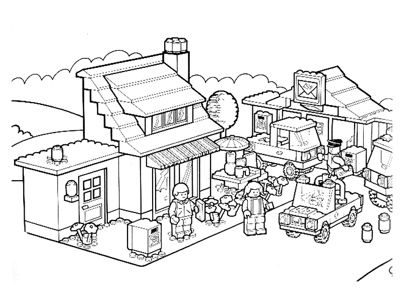 Lego City Coloring Pages | Coloring Pages
