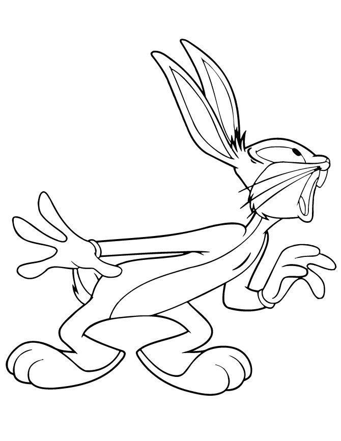 Free Printable Bugs Bunny Coloring Pages | H & M Coloring Pages