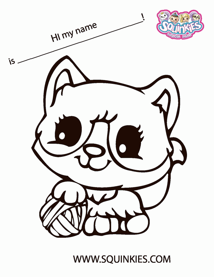 Squinkies Coloring Pages | Coloring Pages