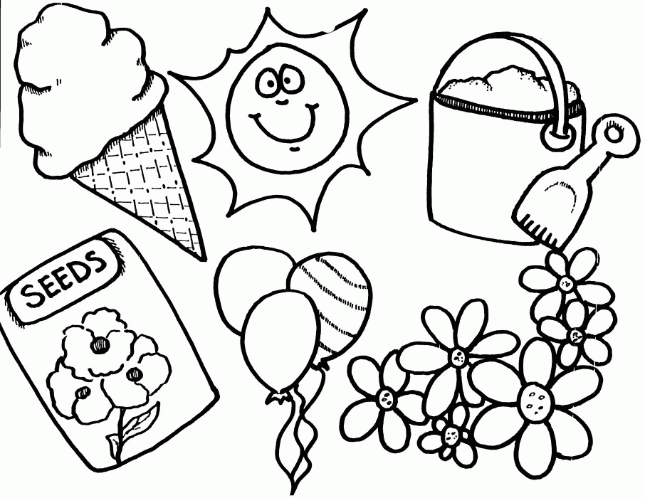free coloring pages for summer | Coloring Picture HD For Kids