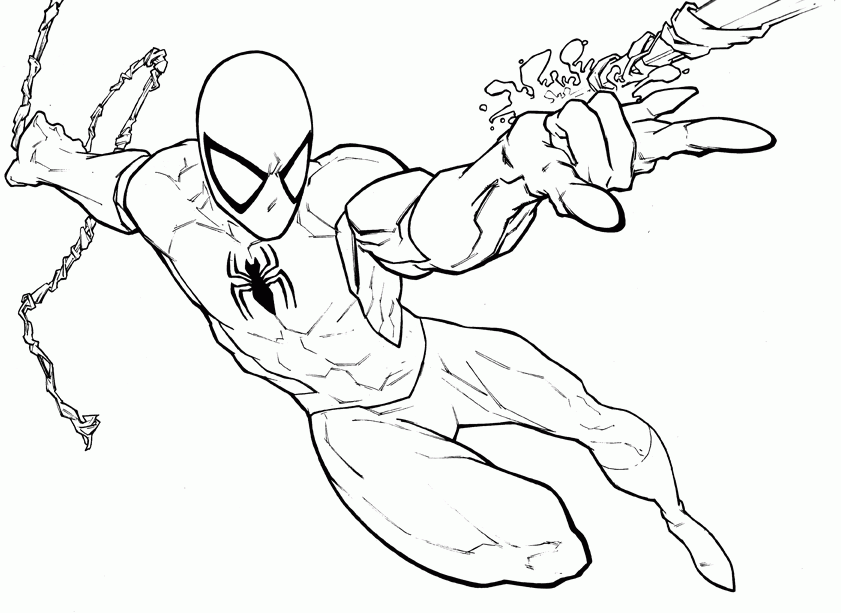 Spiderman Printable Coloring Pages - Free Printable Coloring Pages