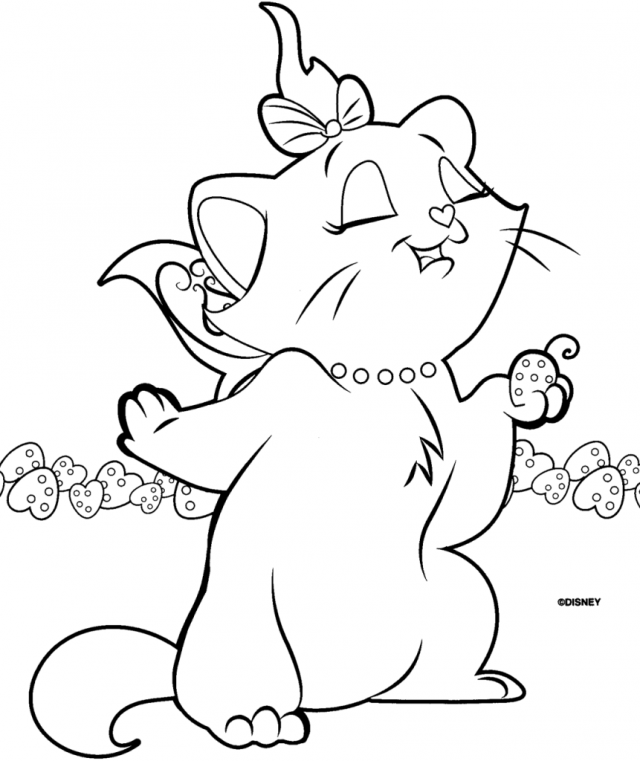 S Marie Colouring Pages 144762 Aristocats Coloring Page