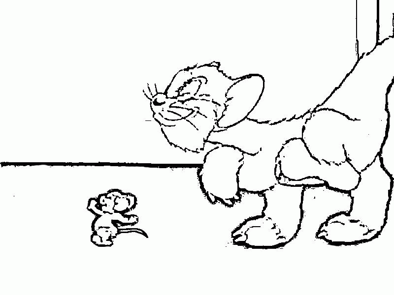 Tom & jerry colouring pages for kids: Tom & jerry colouring pages