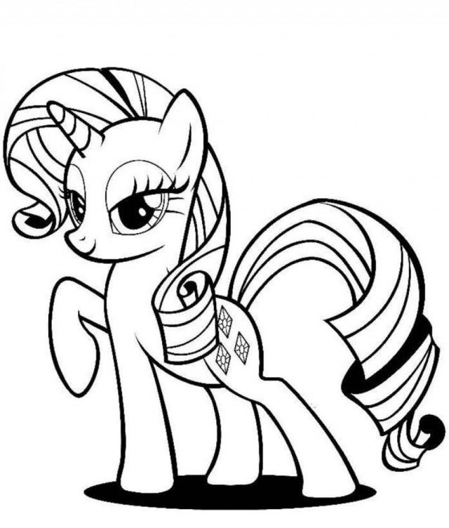 Little Pony Coloring Pages My Little Pony Coloring Pages Rarity