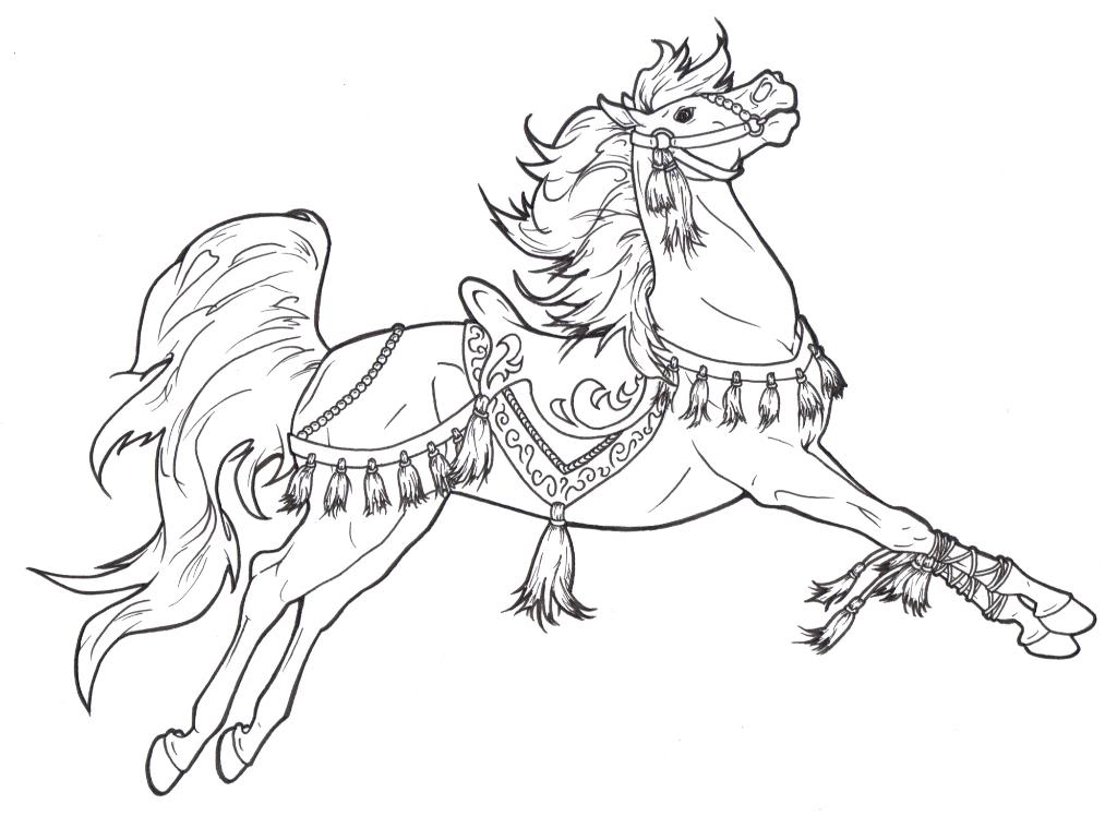 Carousel Horse Coloring Pages | Disney Coloring Pages | Printable