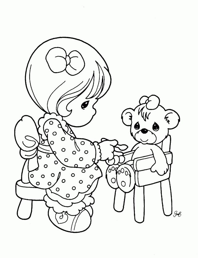 Wedding Coloring Pages Free Free Printable Precious Moments 156913
