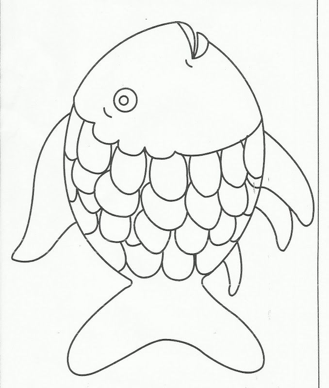 Coloring Pages Of Rainbow Fish | Best Coloring Pages
